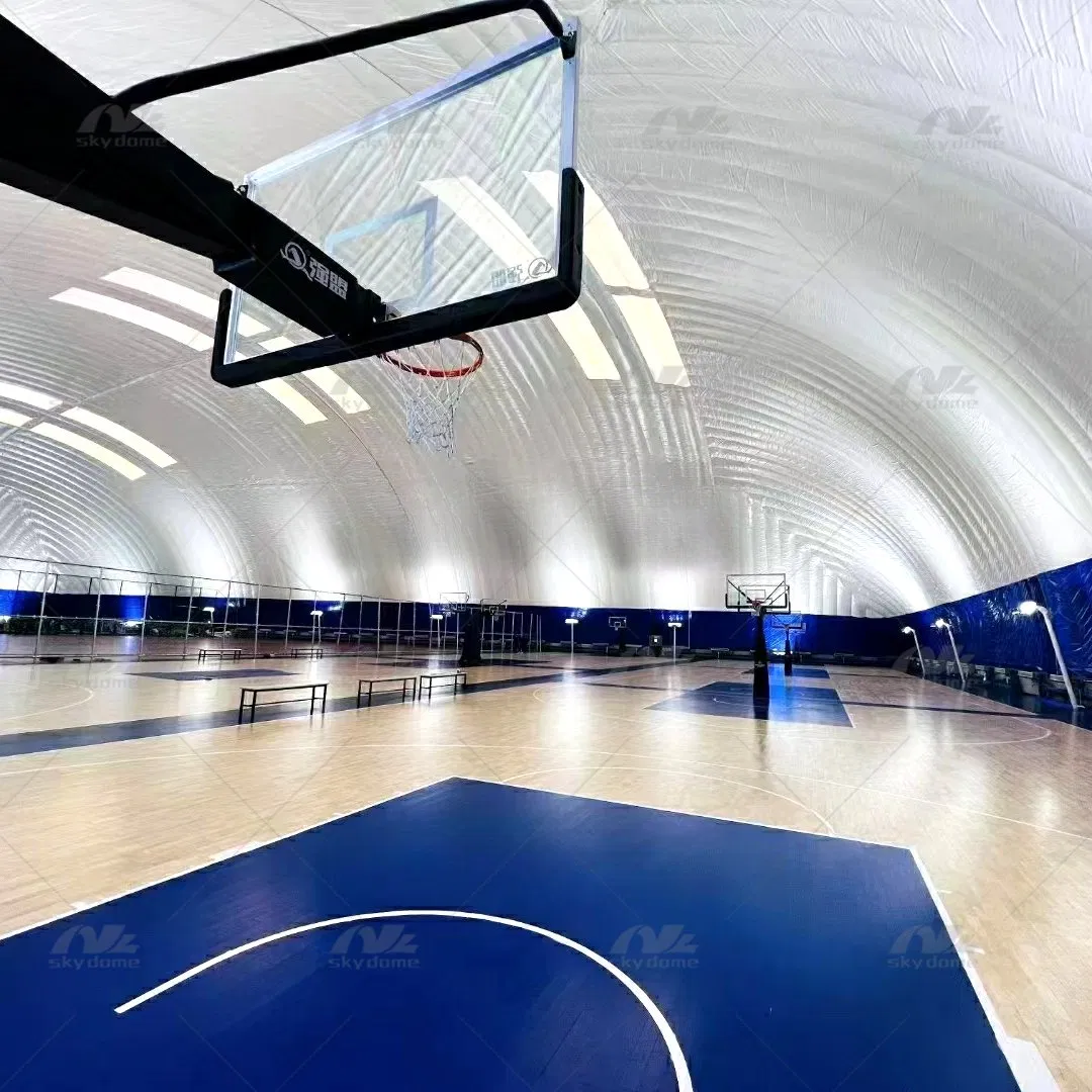 Customized PVDF Inflatable Membrane Structure Dome for Basketball