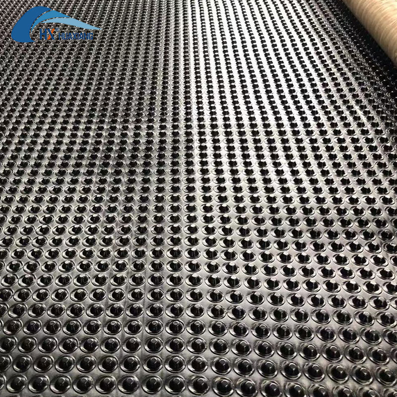 High Grade HDPE Dimple Drainage Board in Roof Garden, Lawn