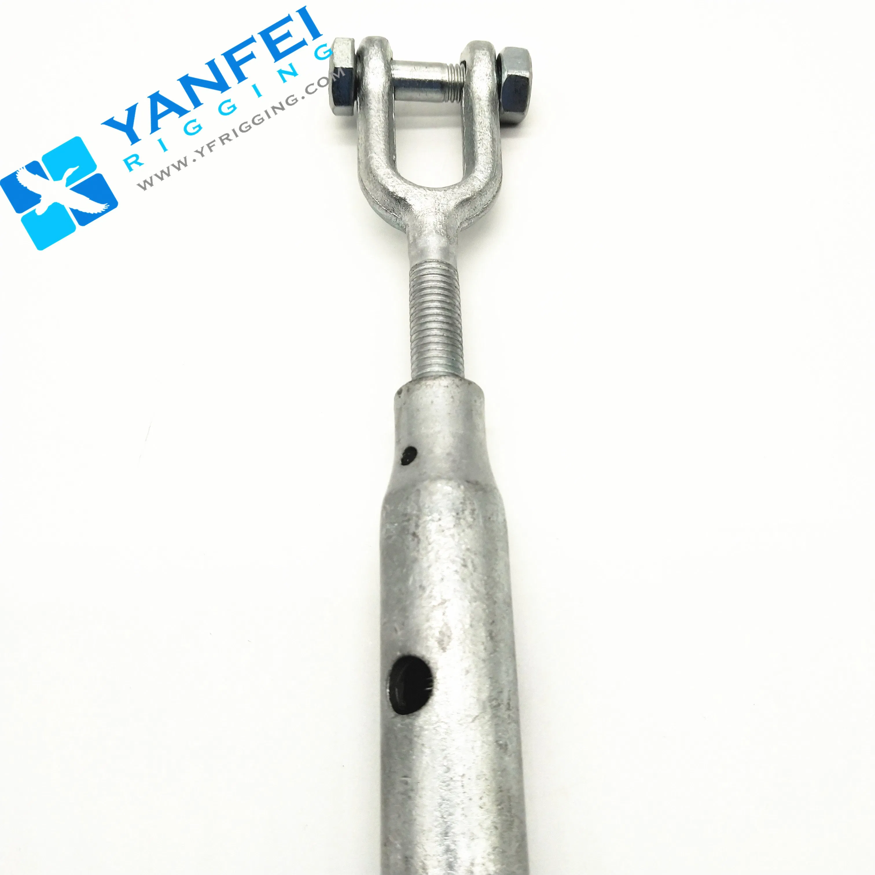 Galvanized DIN1478 Jaw & Jaw Type Turnbuckle