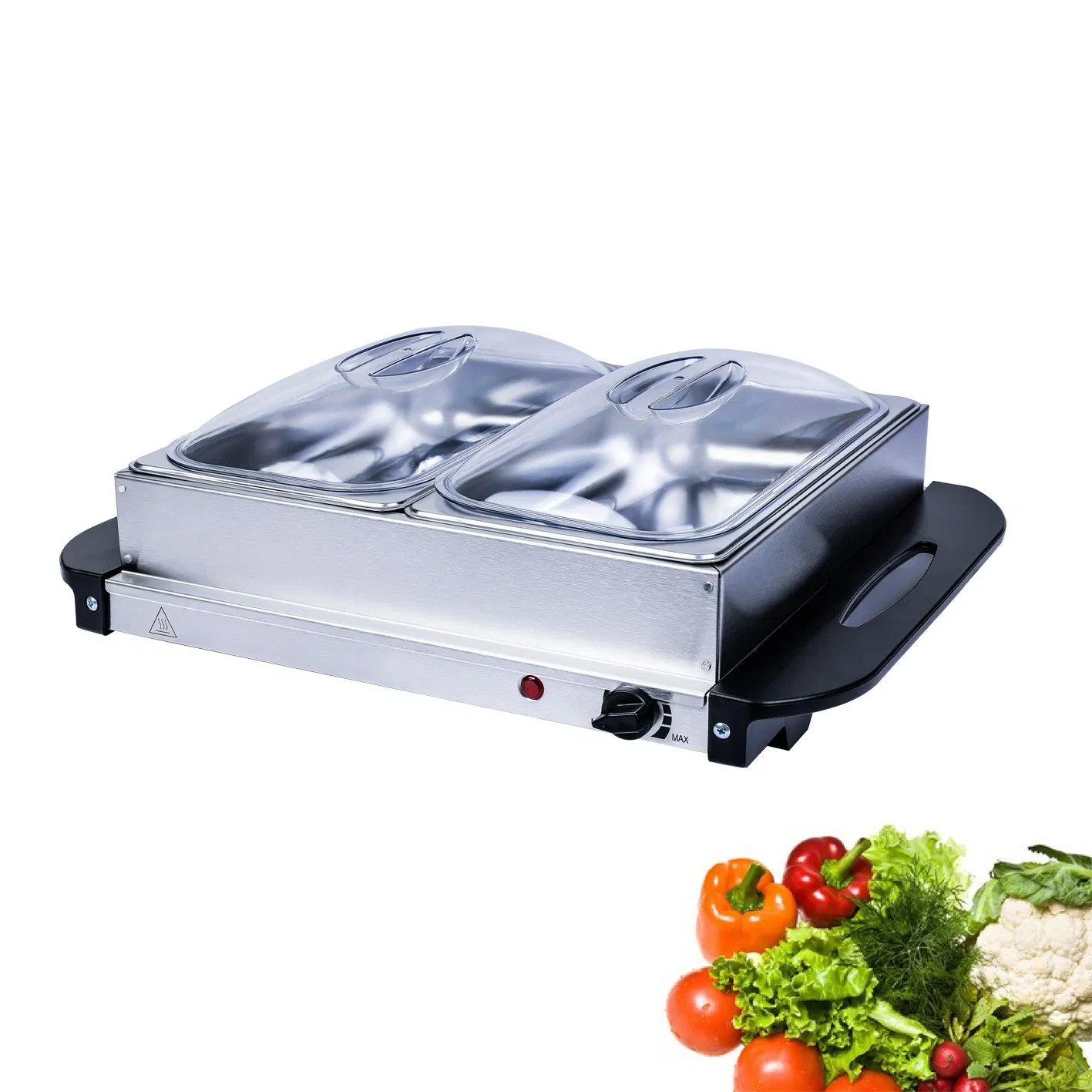 2021 Economy Chafer Foldable Food Warmer Stackable Stainless Steel Chafing Dish Buffet