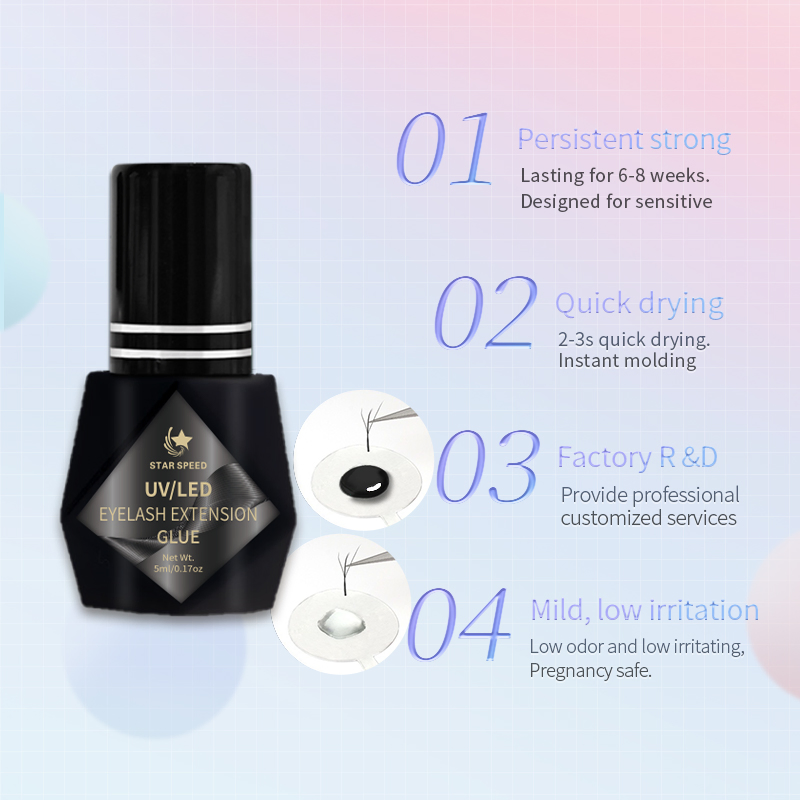 New Tech LED UV Lash Glue with 5ml OEM UV Lash Glue