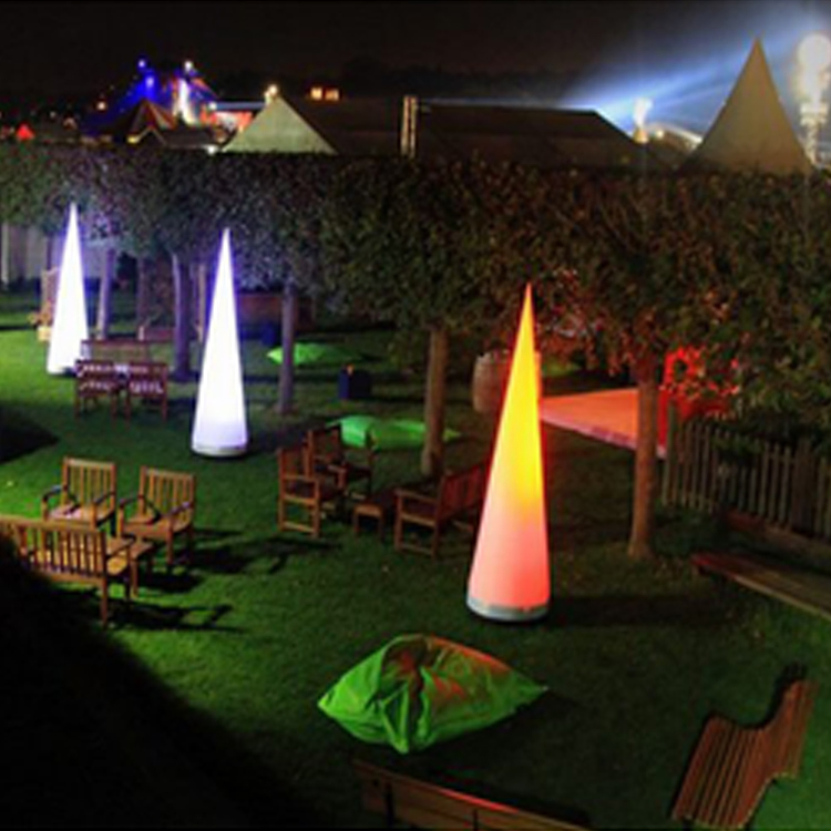 Custom Logo LED Decorative Wedding Inflatable Pillars for Sale