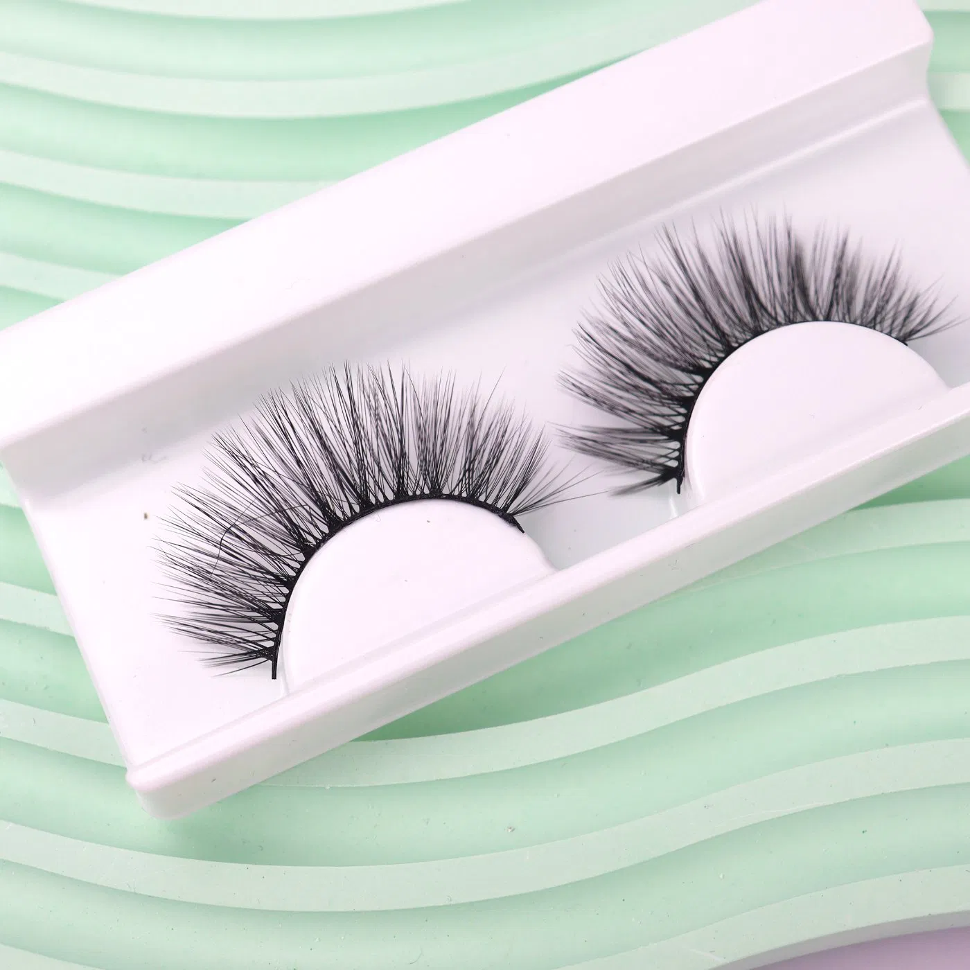 Faux Mink Lashes 3D Thick Volume D Curl Wispy Eyelashes