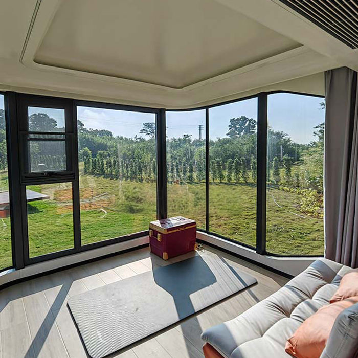 Modern Capsule Unit Space Capsule House Prefabricated Modular Capsule Room Tiny Home Apple Cabin for Commercial Space