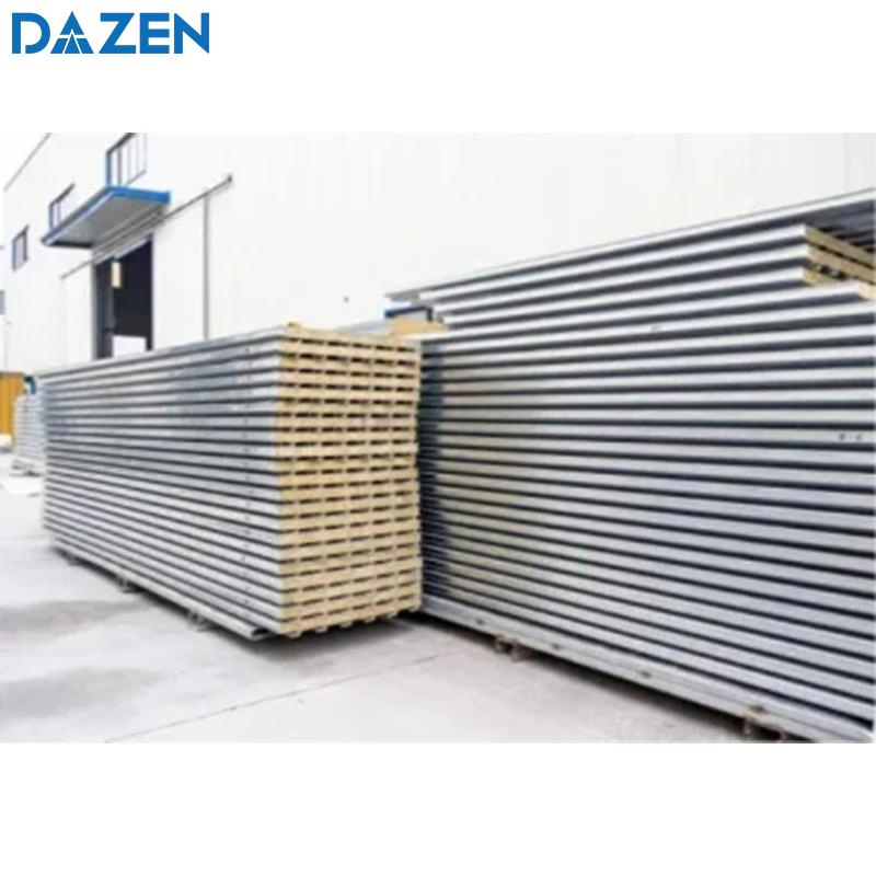 Chinese Cheapest Insulated Rock Wool Heat Resistant Sandwich Panel