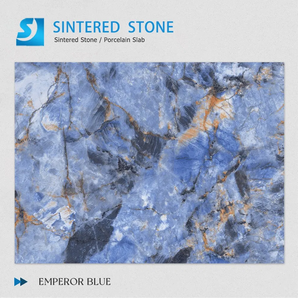 Rectangular Sintered Stone Office Desk High Hardness Scratch Proof 3200X1600mm Foshan Facroru Book Match