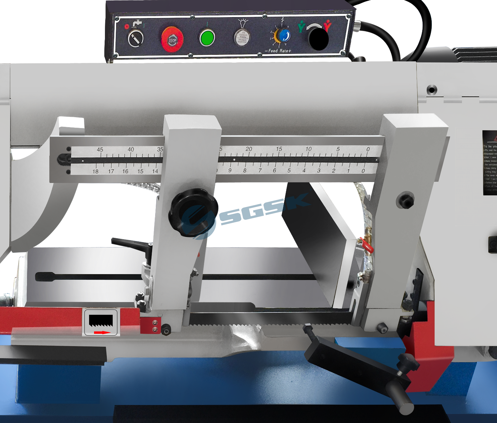 Станок ленточнопильный портативный по металлу и алюминию BS-1018R