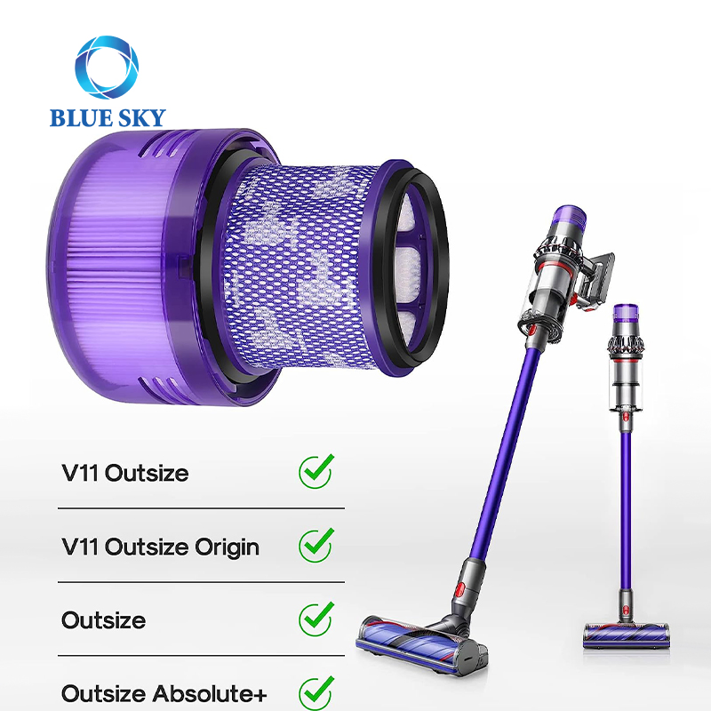 Washable Post Motor HEPA Filter Replacement Spare Part 970422-01 for Dysons V11 Sv16 Outsize Cordless Stick Vacuum Cleaner