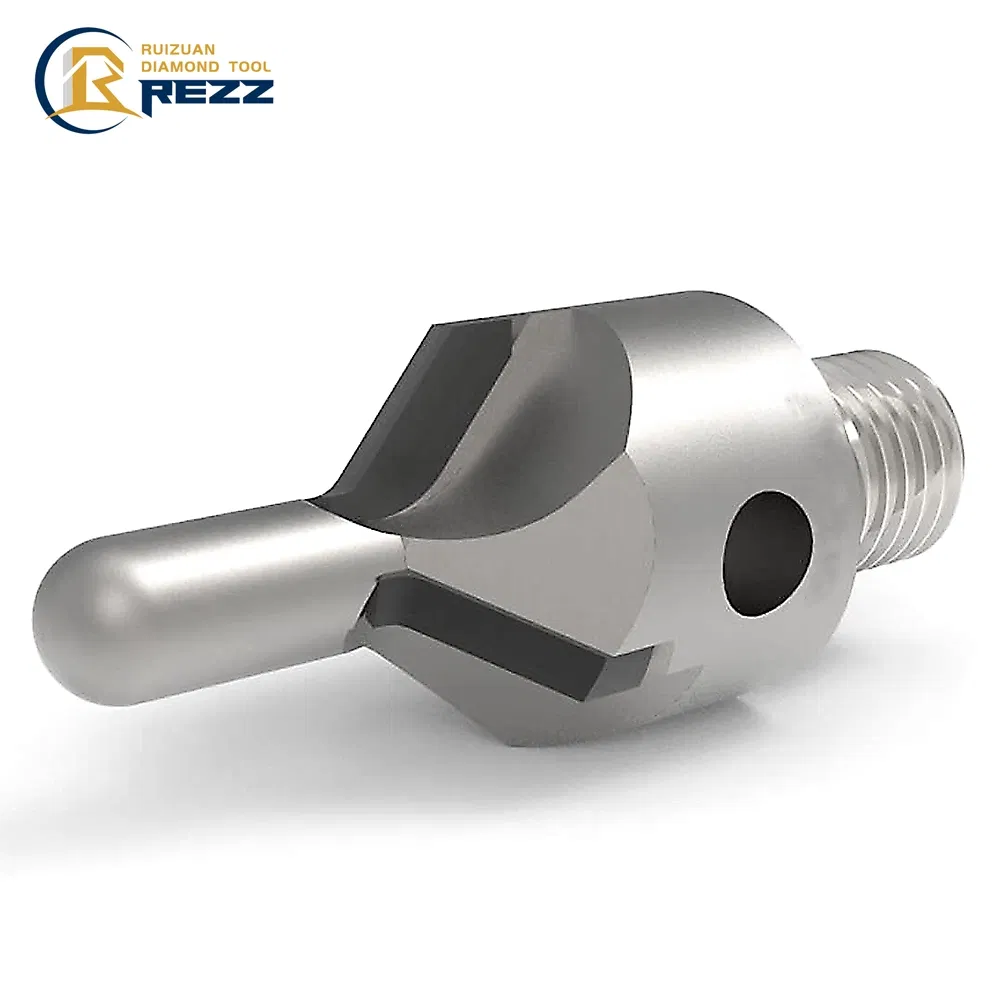 PCD Countersink with Interchangeable Pilot Hand Drilling Thread Shank Form Countersink for T700 Composite Material