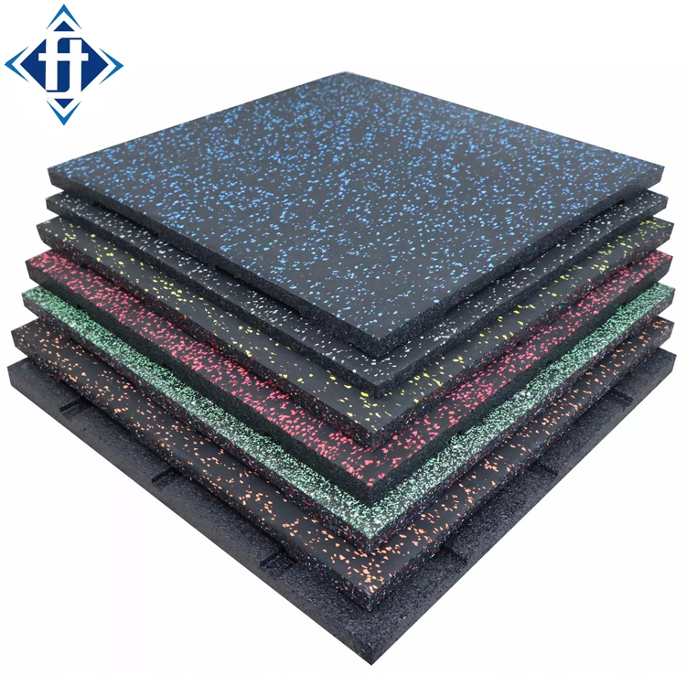 Home Fitness 15mm Thick Rubber Gym Floor Mat
