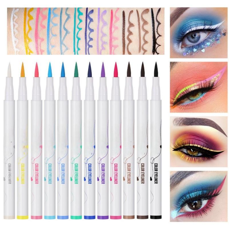 Waterproof Long-Lasting with Ultra-Fine Tip for Women's Daily Makeup Office Wear Eyeliner