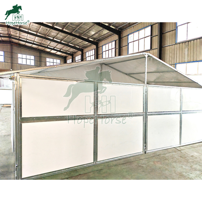 High Quality Stable Shelter Prefab Design Horses Wood Barn