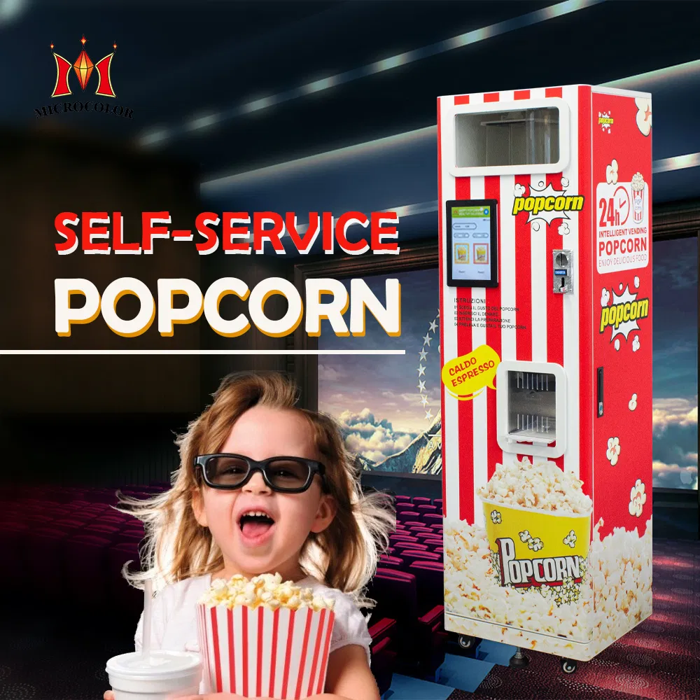 Unmanned Automatic Electric Hot Air Popper Popcorn Machine Maker Popcorn Machine Price Popcorn Vending Machine