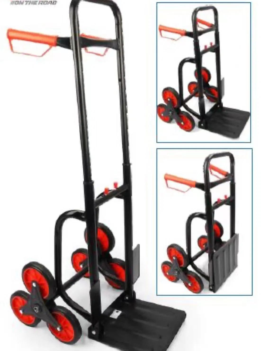 Heavy Duty Steel Foldable Climb Stairs Trolley Hand Truck