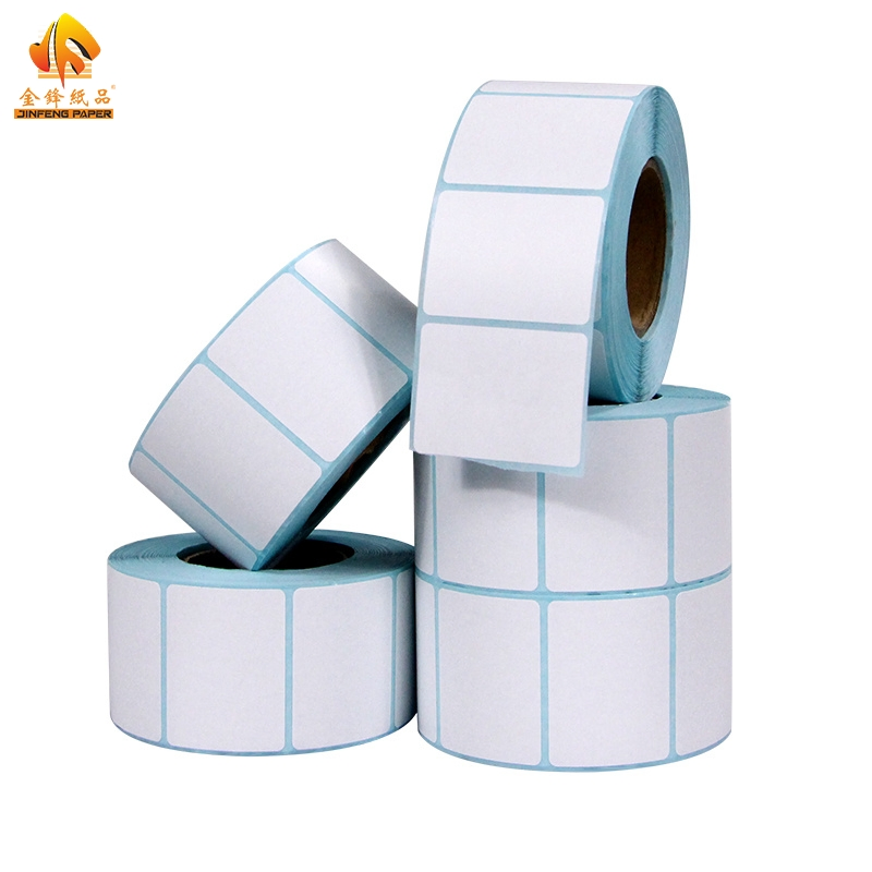 Direct Thermal Self Adhesive Barcode Print Label for Box Package & Blank Sticker Paper Roll