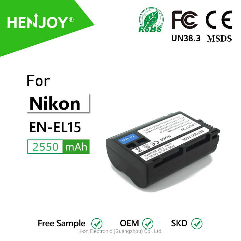 Аккумулятор Henjoy EN-EL15 для фотоаппаратов Nikon
