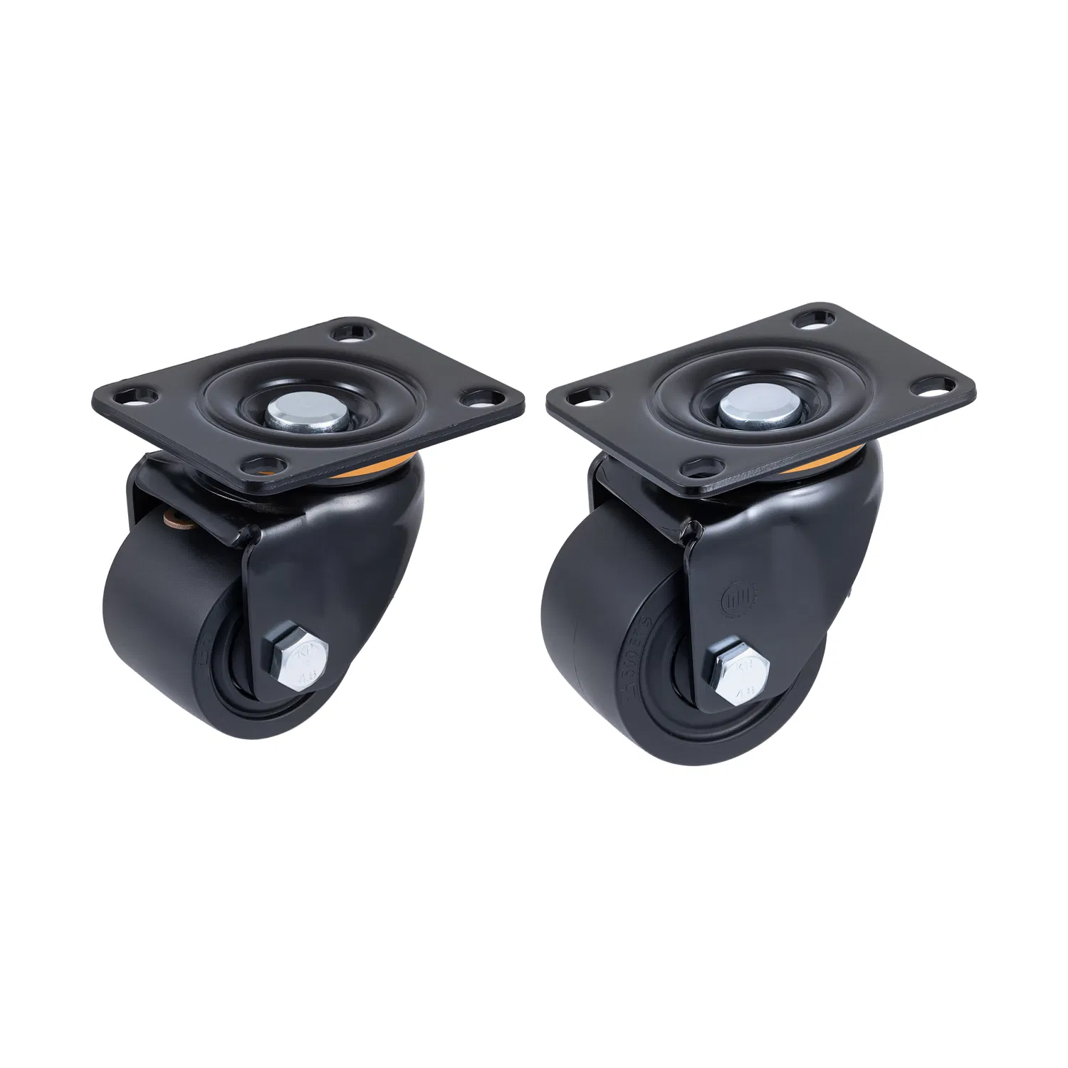 2.5" 3"Polyurethane Swivel Caster Heavy-Duty Wheel for Automation Equipment System Industrial Cart Automated Machinery Agv Material Handling Cart Assembly Line