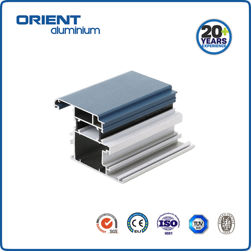 Power Coated Custom Aluminum Profile Anodized Aluminium Extrusion Price for Window Doors