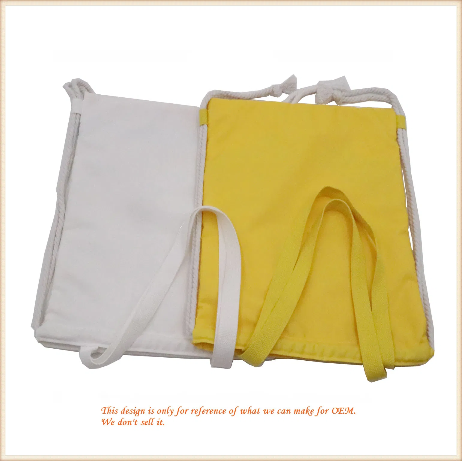 Cloth Shoulder Bag/ Little Yellow Backpack/ Custom Handbag