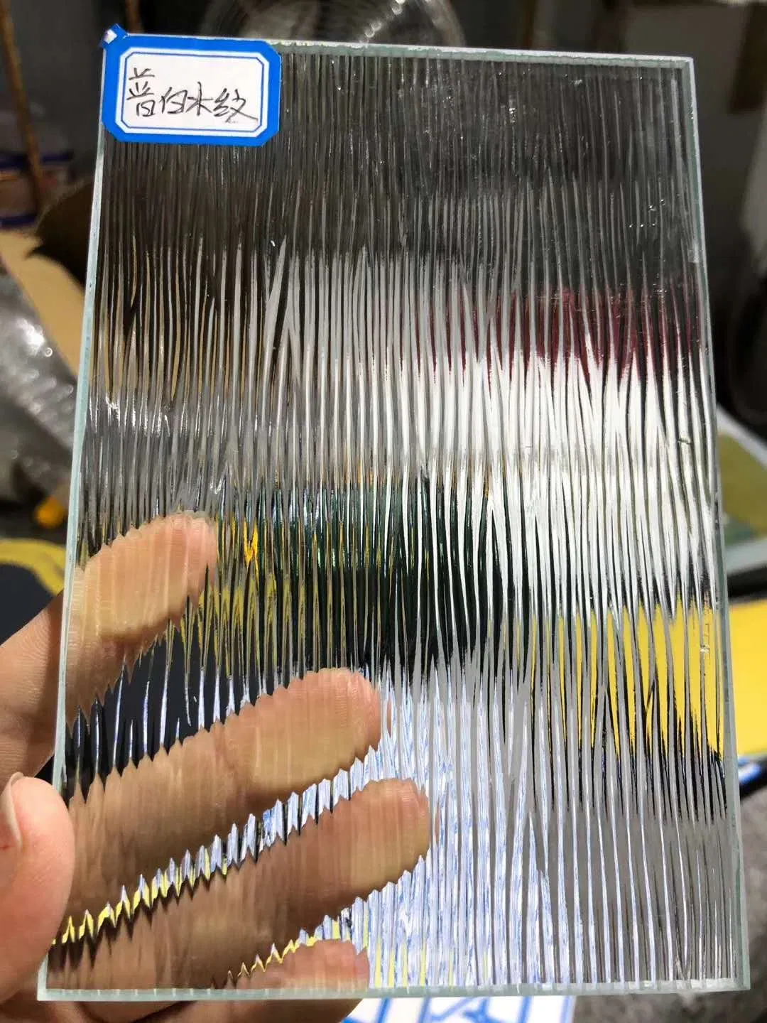 Good Price Building Window Ribbed Glass Wave Pattern Fluted Reed Decorative Glass