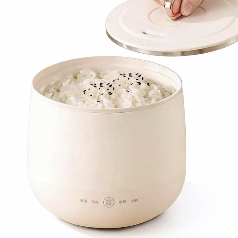 8L Ceramic Inner Pot Rice Cooker 2-3 People Spherical Pot Keep Warm 3c Certified Base Heating