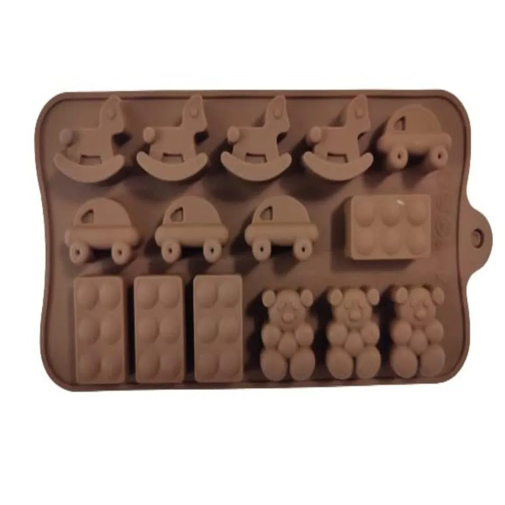 Силиконовая форма для шоколада и льда 'Транспорт'