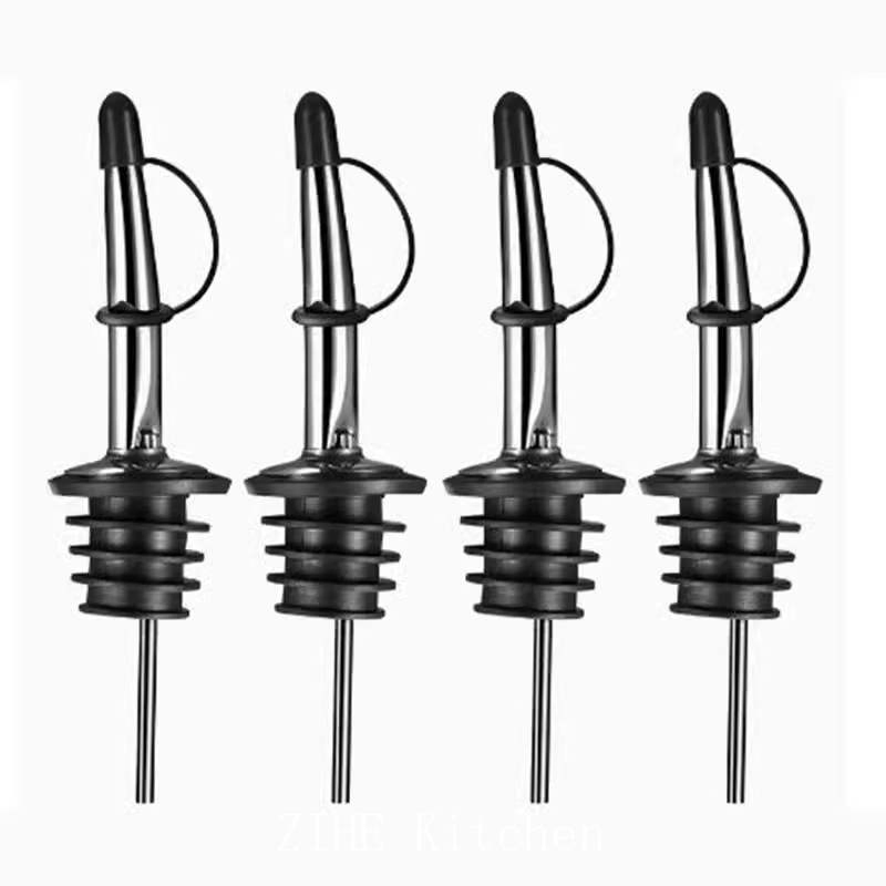 Wine Pourer One-Piece Cap Wine Stopper Stainless Steel Spout Zihe Kitchen