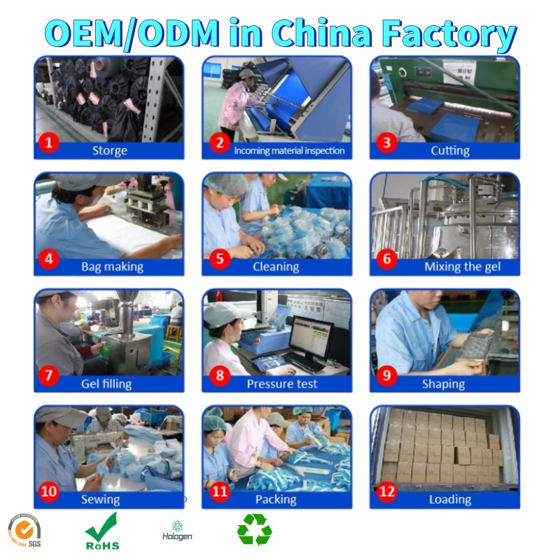 Customized Logo Gel Migraine Hat Gel Ice Headache Pad Cold Gel Cap