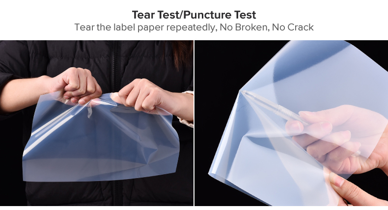 High Quality Shanghai Transparent Rightint Carton A4, OEM Destructible Adhesive Label Sticker