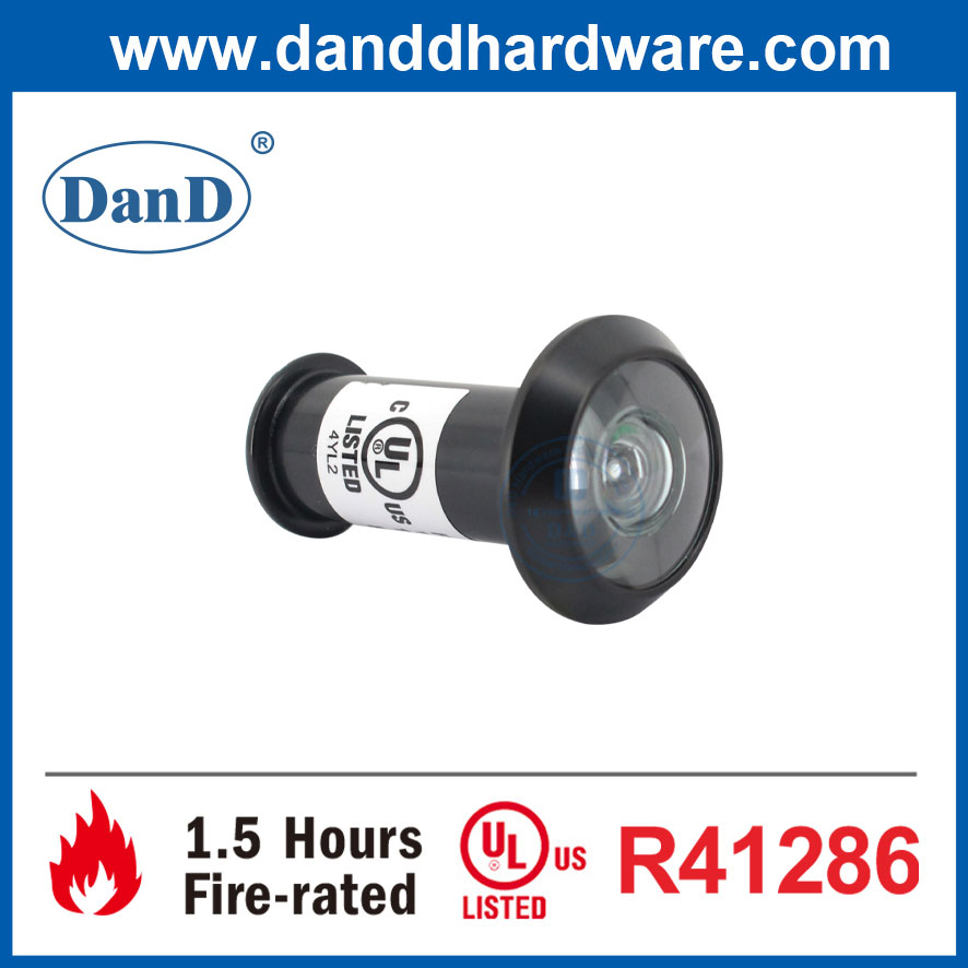 UL Listed Fire Rated Wide Viewing Angle Hole Hidden House Door Peephole