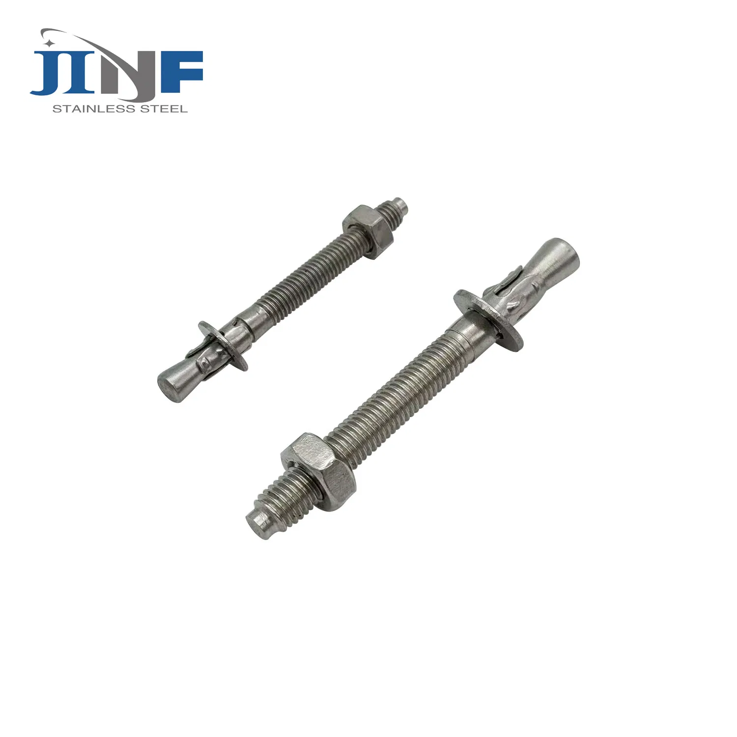 Chinese Factory Stainless Steel Wedge Anchor Expansion Through Bolt