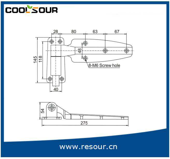 Cold Room Reversible Reach Hinges, Door Hinges, Dh-1230s/Cx-1230s/Yl-1230s