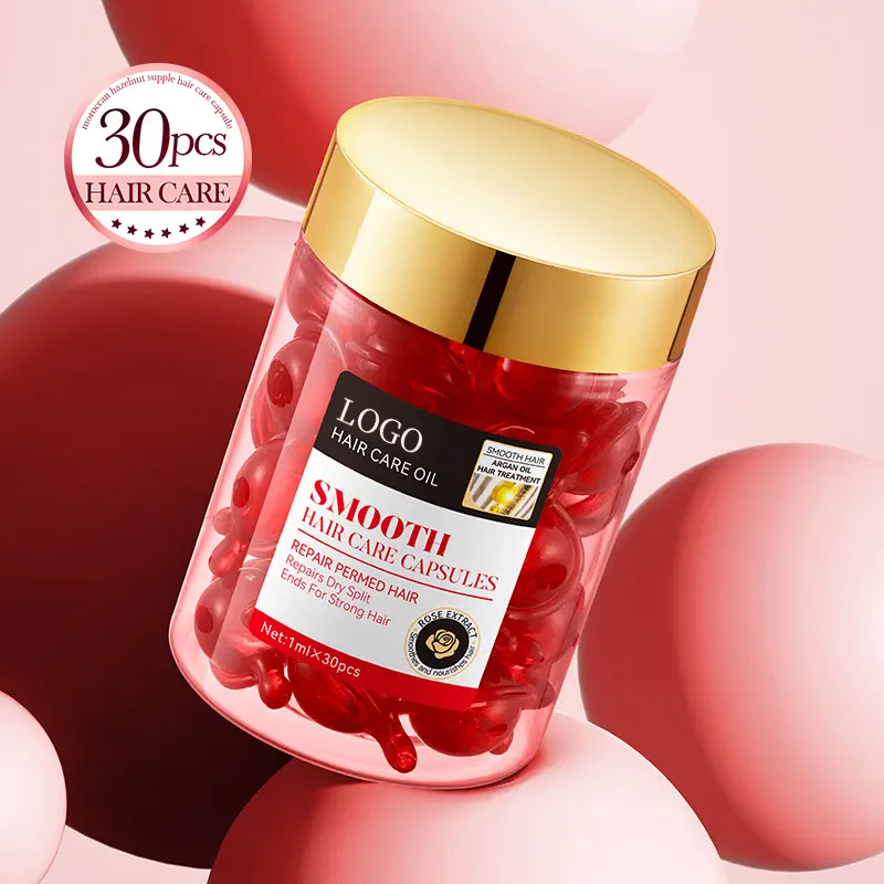 Ditong Argan Oil Olive Smooth Care Capsules Smoothing Hydrates and Nourishes Hair