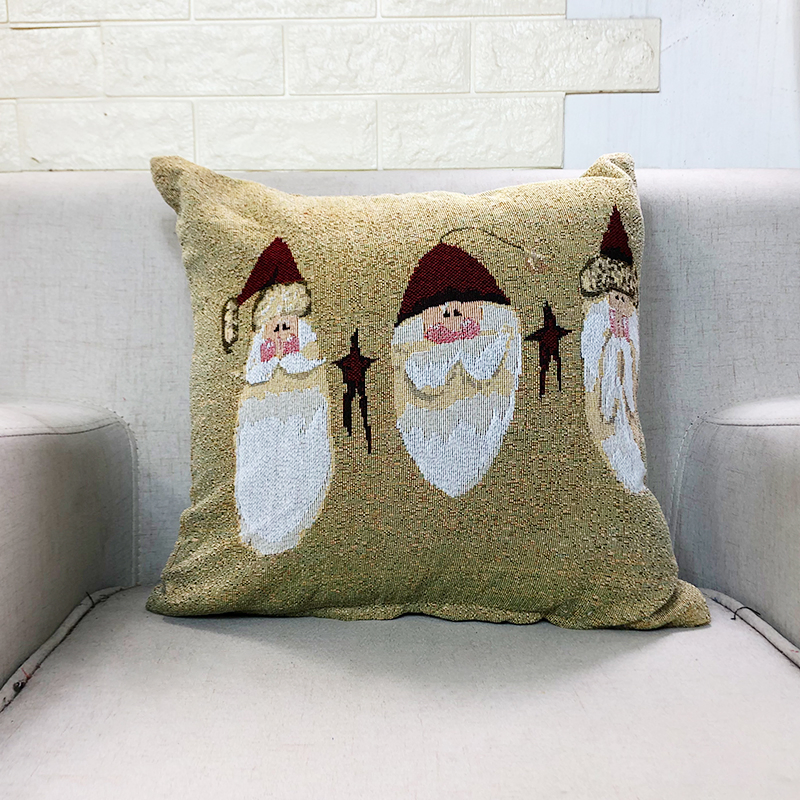 Home Hotel Decor Christmas Holiday Wholesale Custom Tapestry Woven Cushion