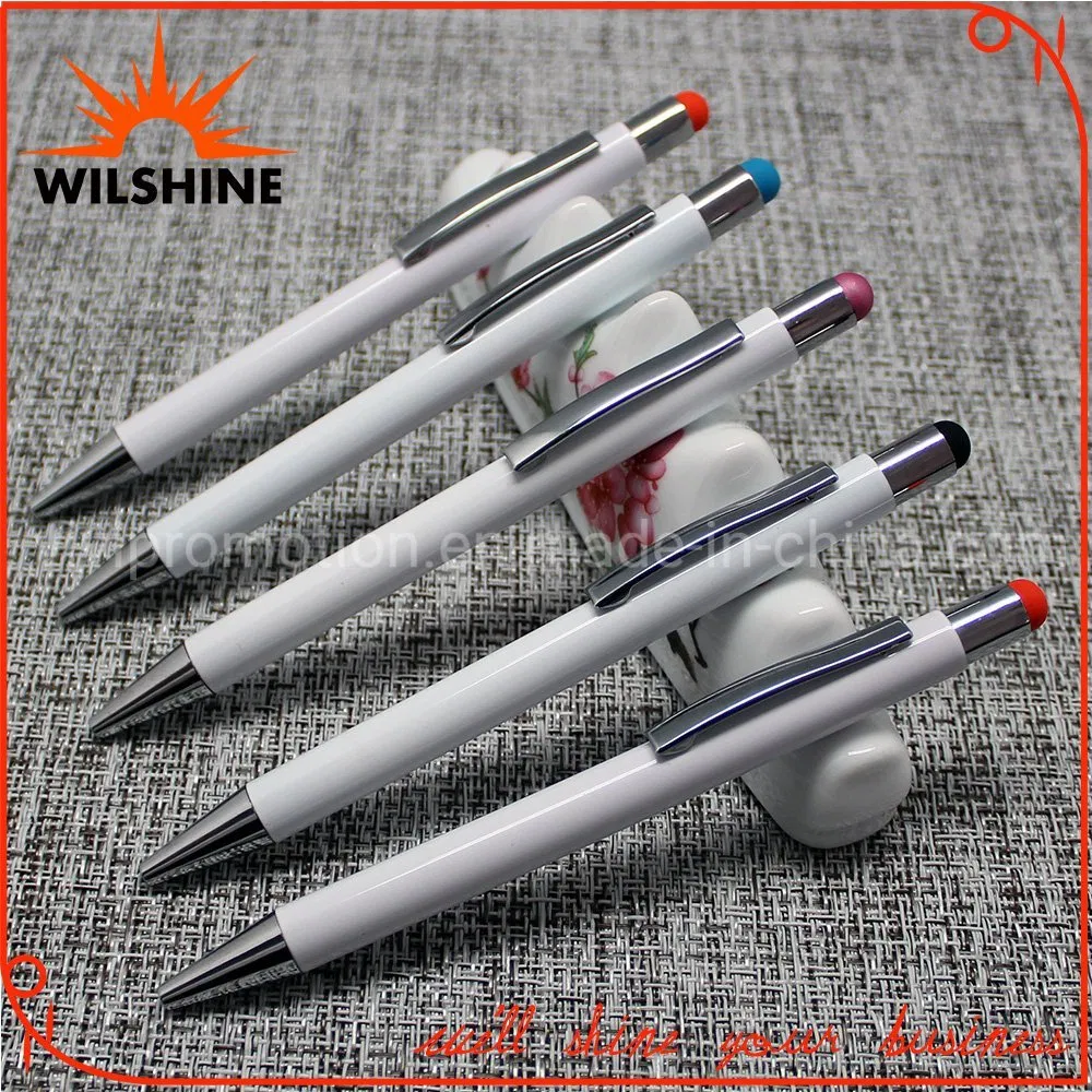 New Stylus Touch Ball Pen with Aluminum Barrel for Logo Engraving