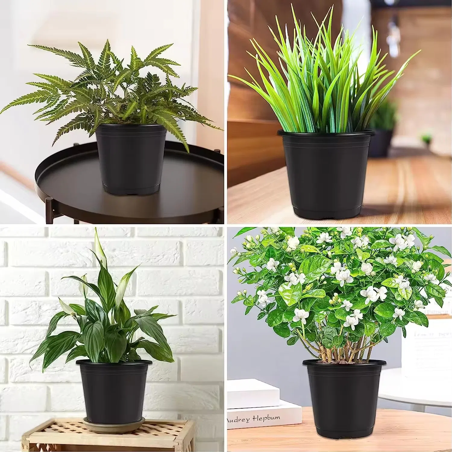 Gallon Basin Thickened Root-Controlling Basin Balcony Scindapsus Aureus Bonsai Chinese Rose Resin Plastic Flower Pot Wholesale