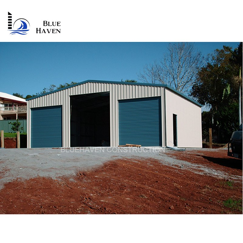 Good Quality Steel Structure Building Material Product Garage Prefabricated Storage Tractor Shed