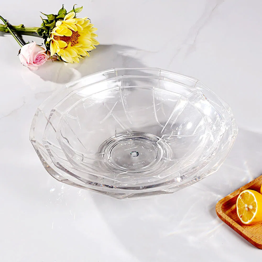 Deep Composite Plastic Fruit Plate Large Capacity Fruit Plate Bread Tray