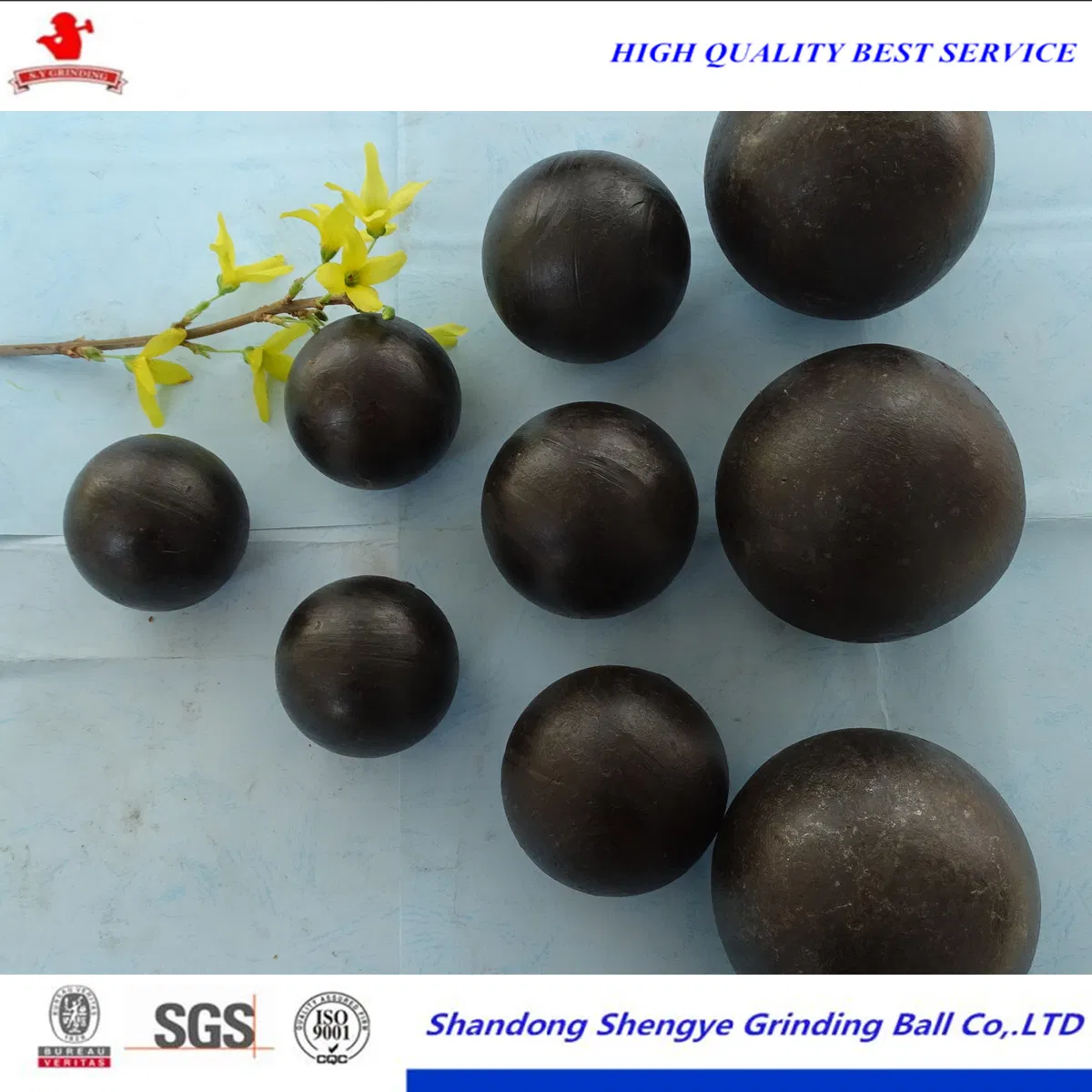 Кованые стальные мелющие шары для горной промышленности
