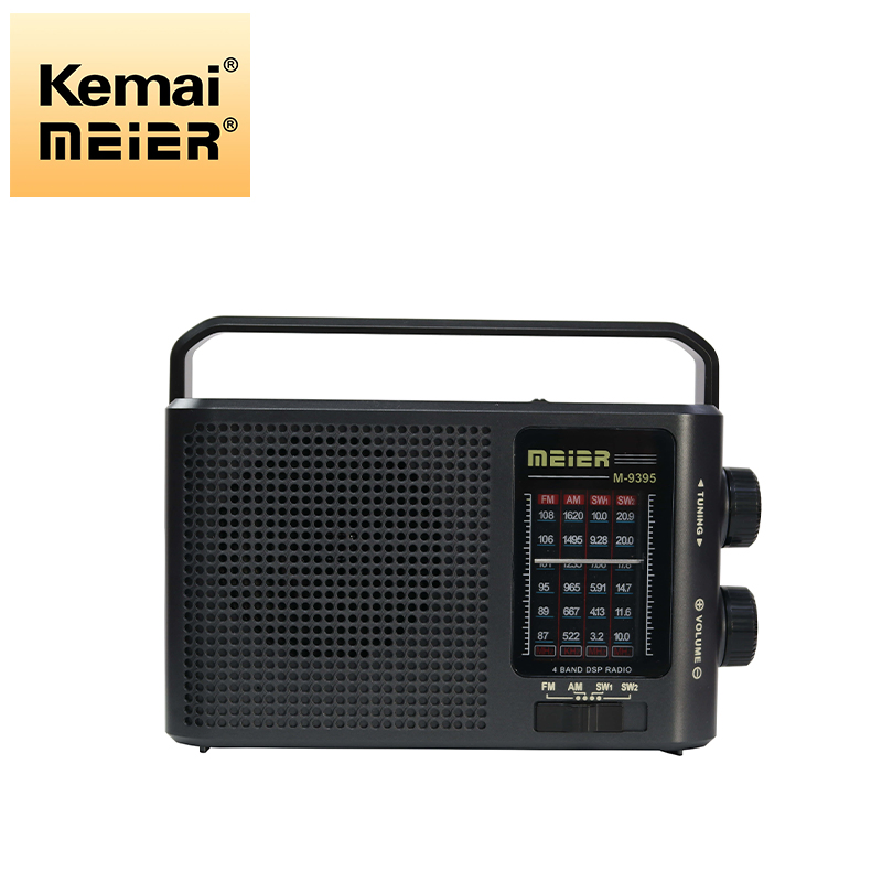 Classic Style Outdoor Home FM Am Sw Radio with USB 18650 Battery and Flashlight