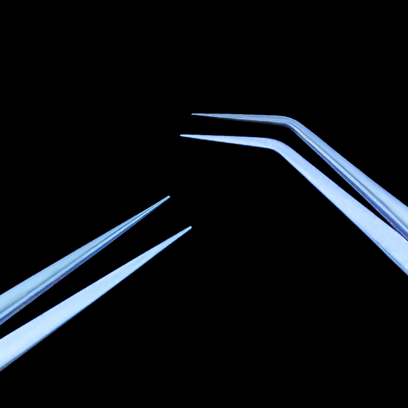 Professional Grade Angular Tie Wire Manipulation Tweezers for Surgical Procedures
