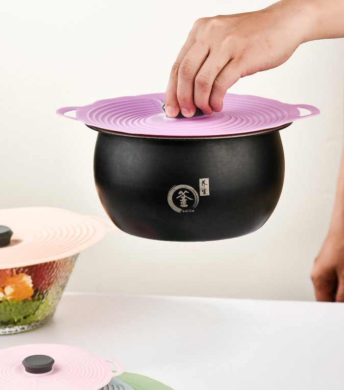 Reusable Silicone Food Covers for Eco-Friendly Kitchen Storage Solutions