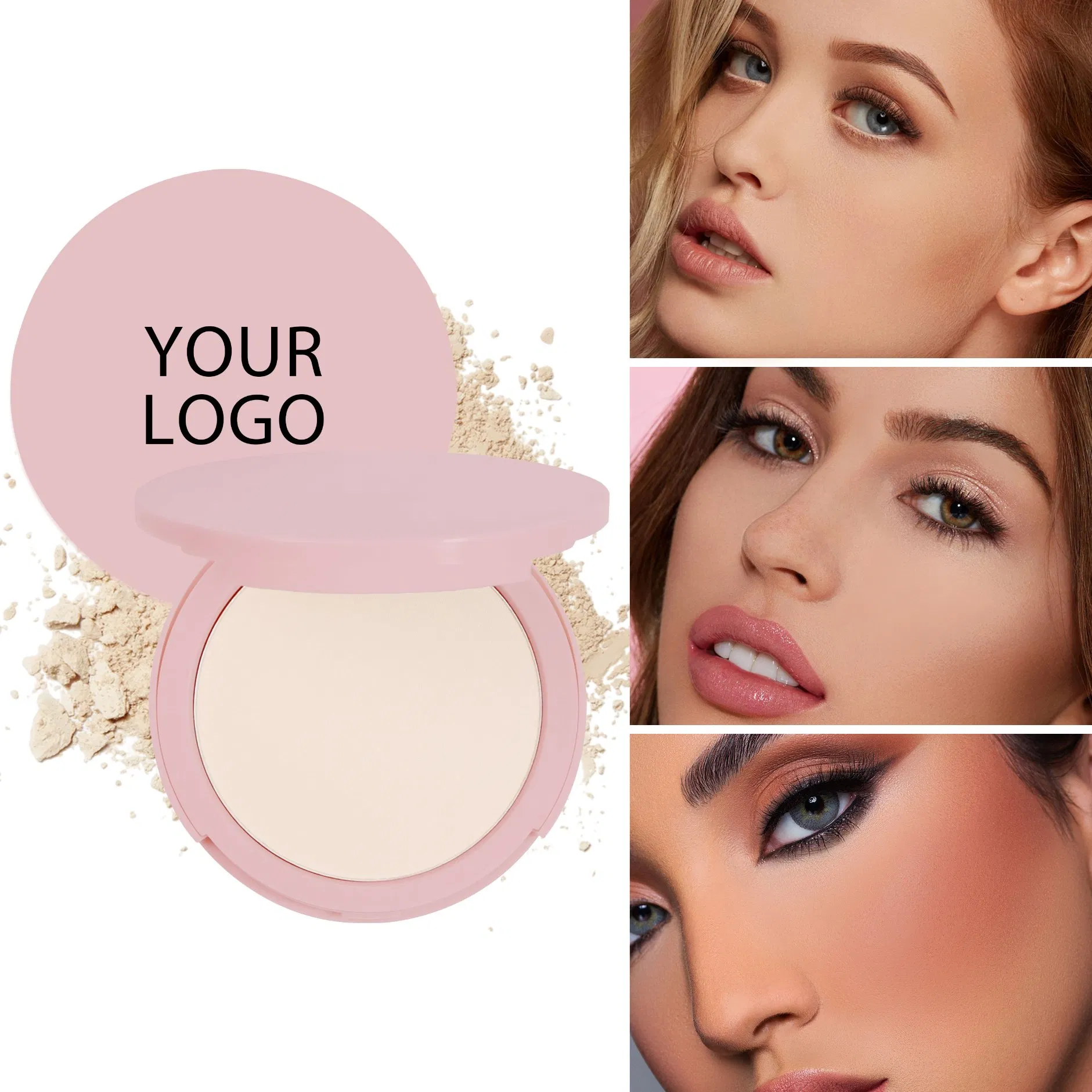 14 Colors Pressed Full Coverage Matte Makeup Wholesale Setting Powder