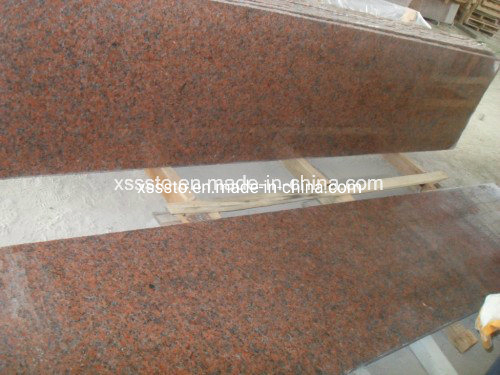 G562 Maple Red Granite Polished Slab Flooring Tiles