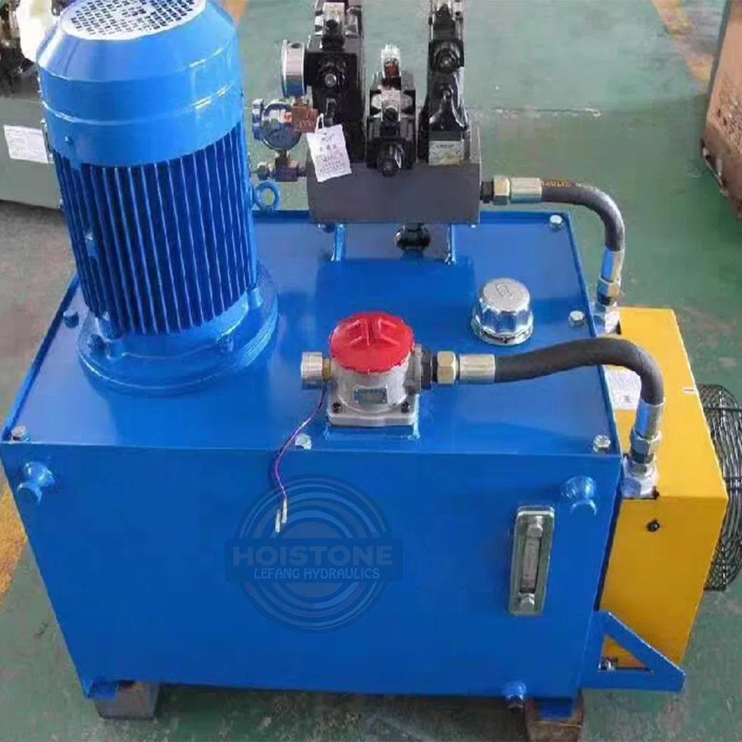 Гидравлическая станция с цилиндром и шлангами