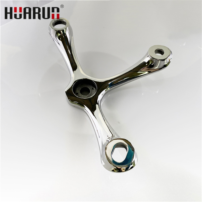 SS304 Satin or Polished Finish Glass Curtain Wall Spider