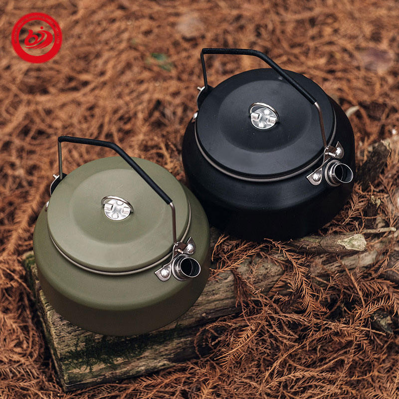 Portable Ultralight Stainless Steel 304 Outdoor Travel Kettle Tea Kettle with Handles Carrying Bag for Backpack Hiking Camping