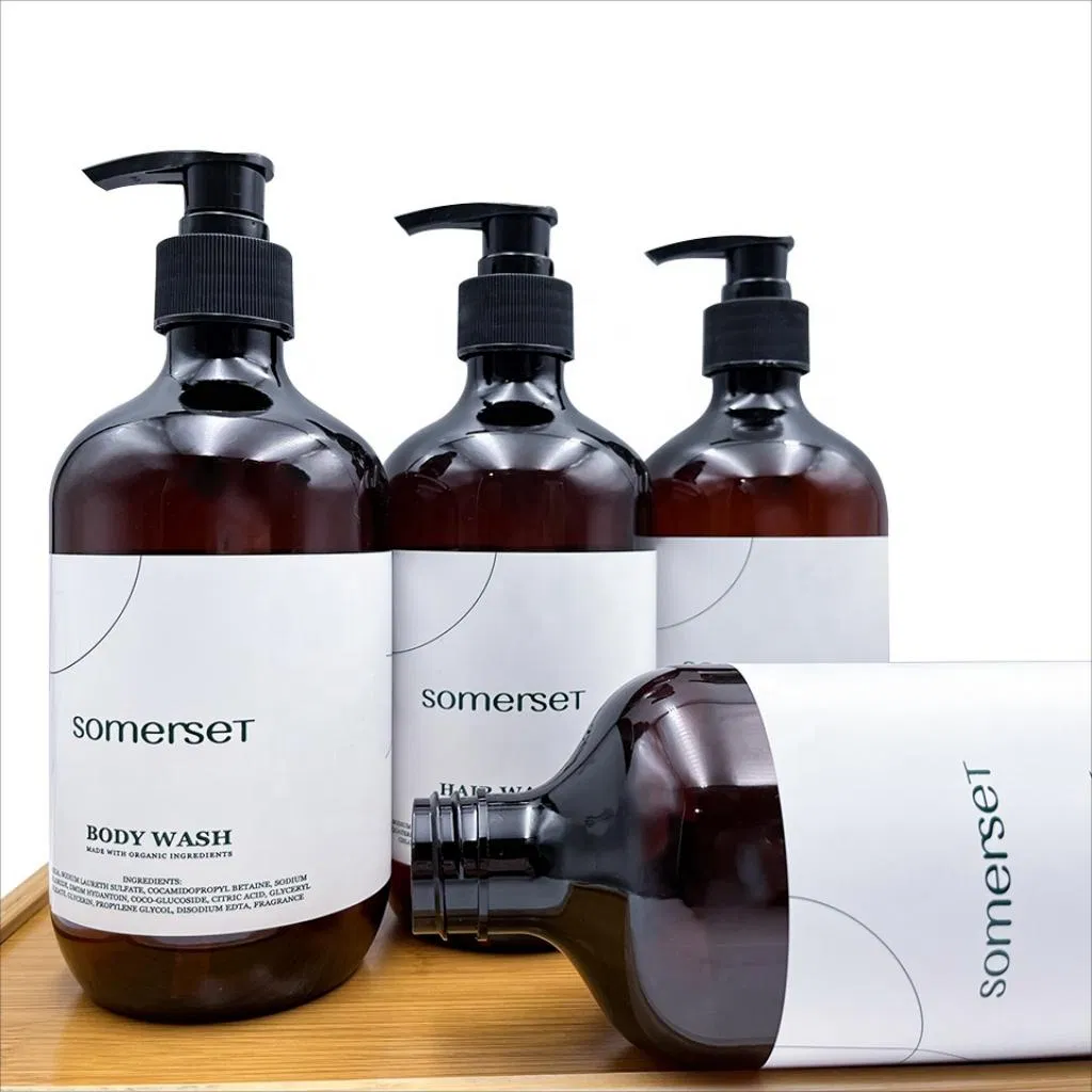 Custom Logo Hotel Wall Mounted 500ml Shampoo Showel Gel Hotel Amenities