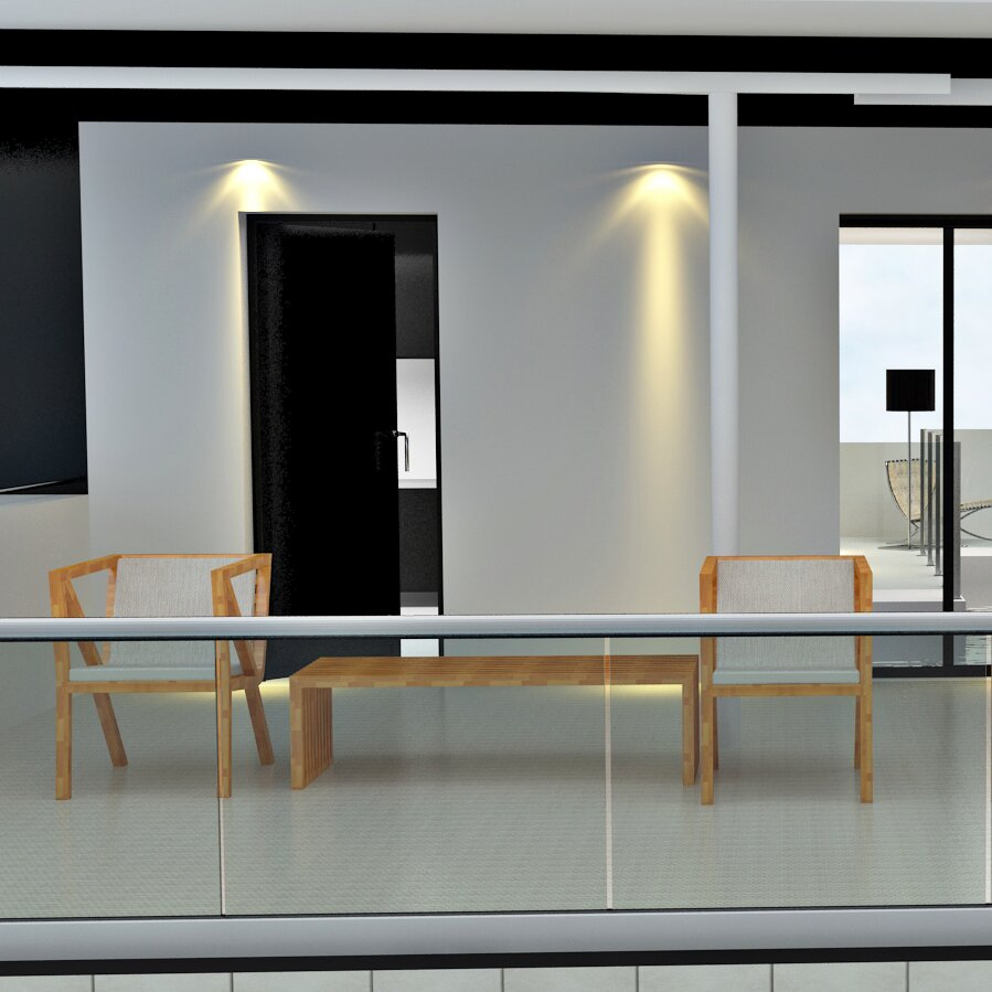 Frosted Privacy Stainless Steel Tempered Glass Handrail for Balcony Balustrade (DMS-B2117)