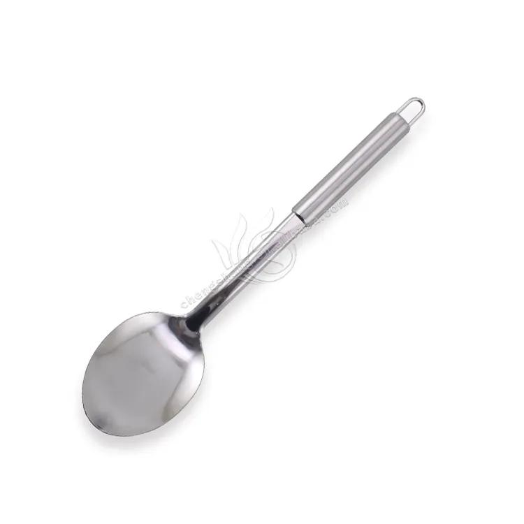 Home Business Camping Draining Spoon Use Kitchen Accessories Stainless Steel Kitchen Utensil Set Draining Spoon